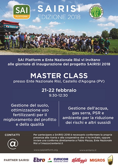 Volantino giornate di incontro SAIRISI 2018